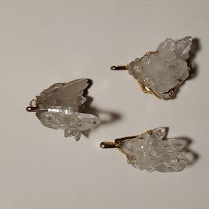 Quartz Crystal Cluster Pendants